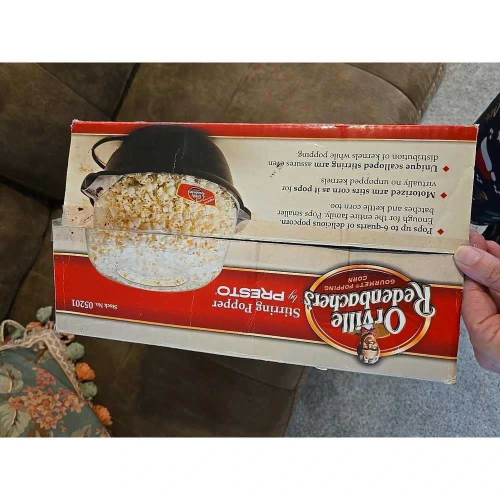 Orville Redenbacher's Stirring Popper Presto Movie Theater Popcorn Kettle Corn